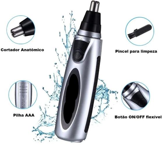 Electric Hair Remover Trimmer/Portable for Nose/Ear/Face/Facial Depilator